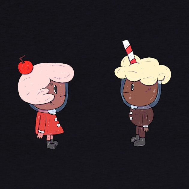 Cherry Cream Soda and Rootbeer Guy by surfinggiraffecomics